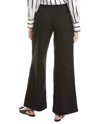 Grey Lab Pleated Wide Leg Pant