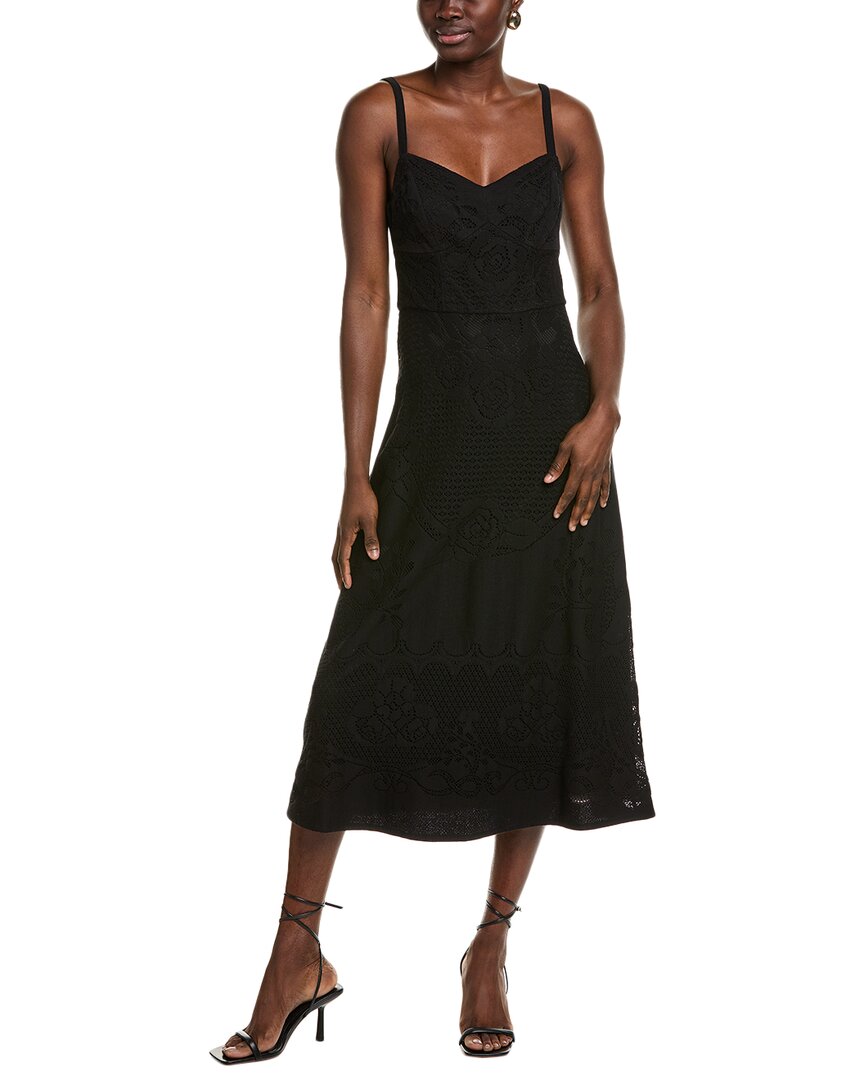Kobi Halperin Willow Midi Dress Black