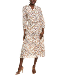 Elie Tahari Mila Midi Dress White