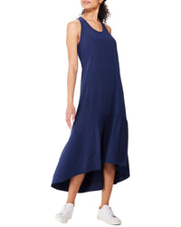 Nic+Zoe Tech Stretch High-Low Maxi Dress Regular 16 (XL) Ink