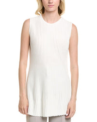 Lafayette 148 New York Lafayette 148 New York Ottoman Stitch Slim Tunic Sweater