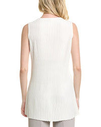 Lafayette 148 New York Lafayette 148 New York Ottoman Stitch Slim Tunic Sweater