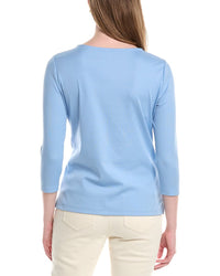Lafayette 148 New York Petite Carver T-Shirt