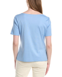 Lafayette 148 New York Petite Twisted Top