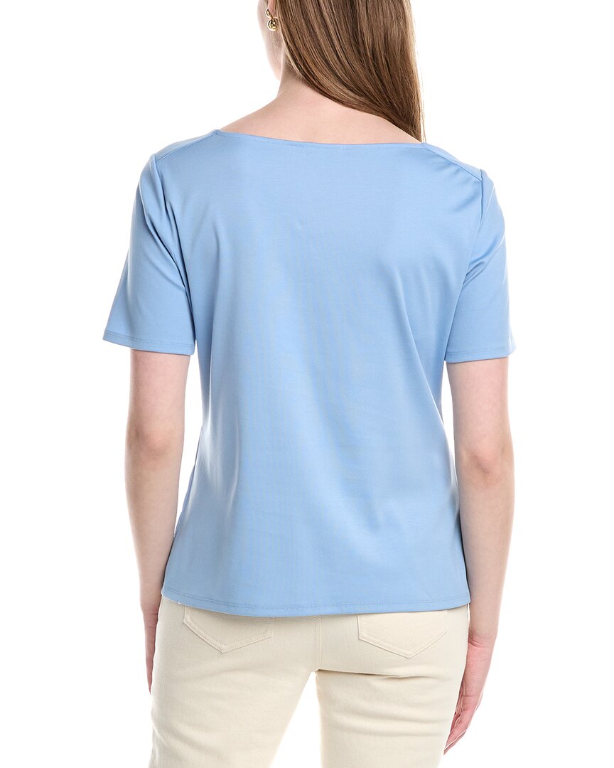 Lafayette 148 New York Petite Twisted Top