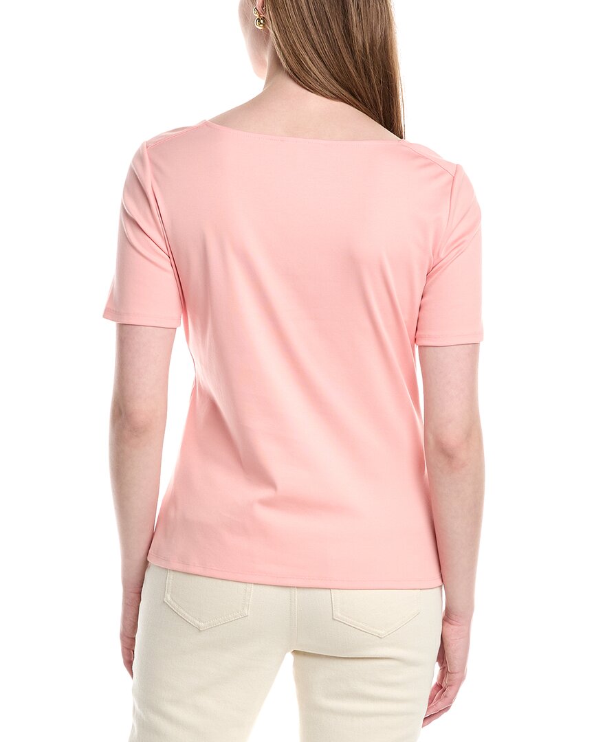 Lafayette 148 New York Petite Twisted Top