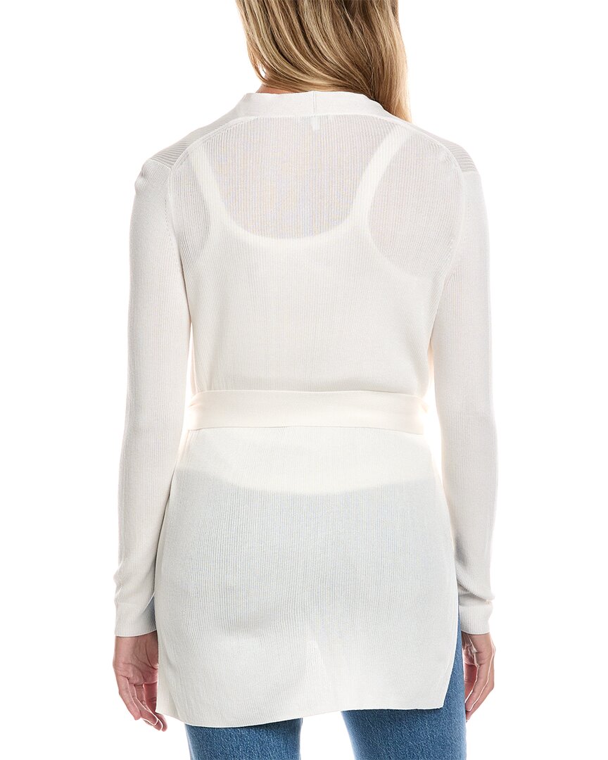 Lafayette 148 New York Belted Silk-Blend Cardigan