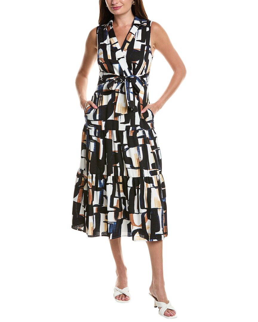 Tahari Asl Maxi Dress Black