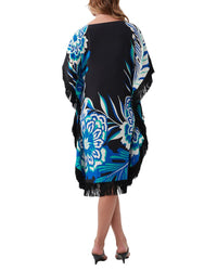 Trina Turk Global Fringe Silk Dress