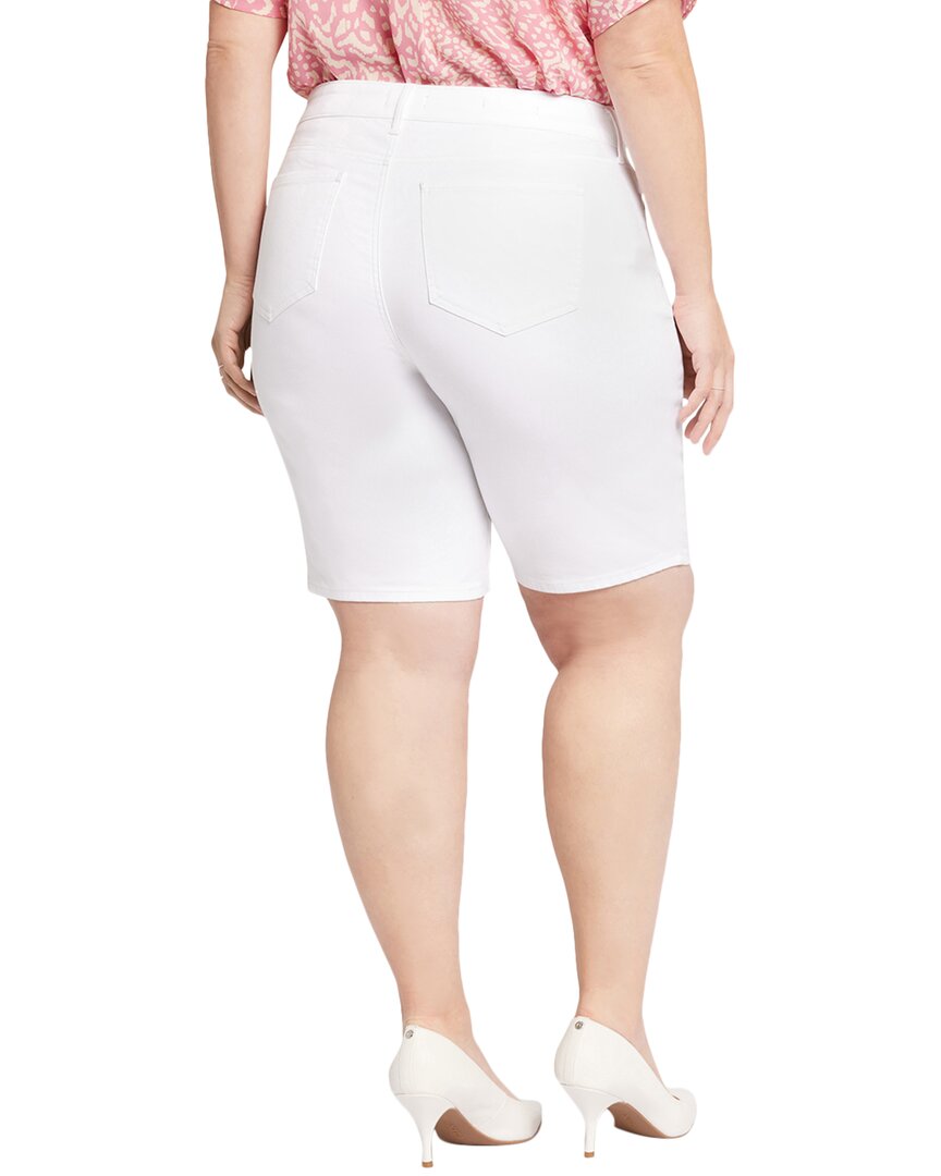 Nydj Plus Briella Optic White Short