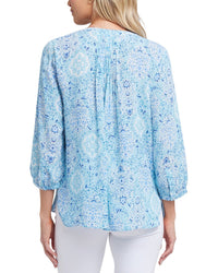 Nydj Petite Pintuck Blouse