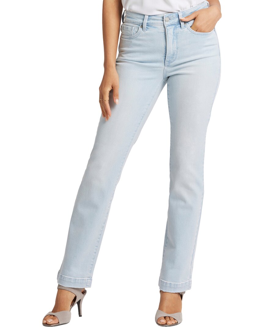 Nydj Marilyn Icy Lagoon Straight Leg Jean 24" Waist Green