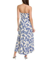 1.State Strapless Smocked Back Maxi Dress