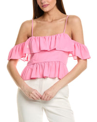 1.State Ruffle Top