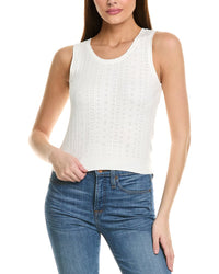 1.State Pointelle Sweater