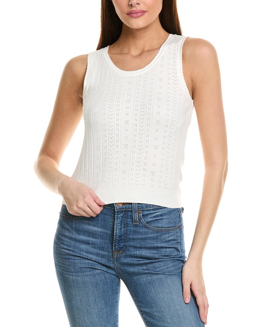 1.State Pointelle Sweater