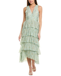 1.State Cascading Ruffle Maxi Dress