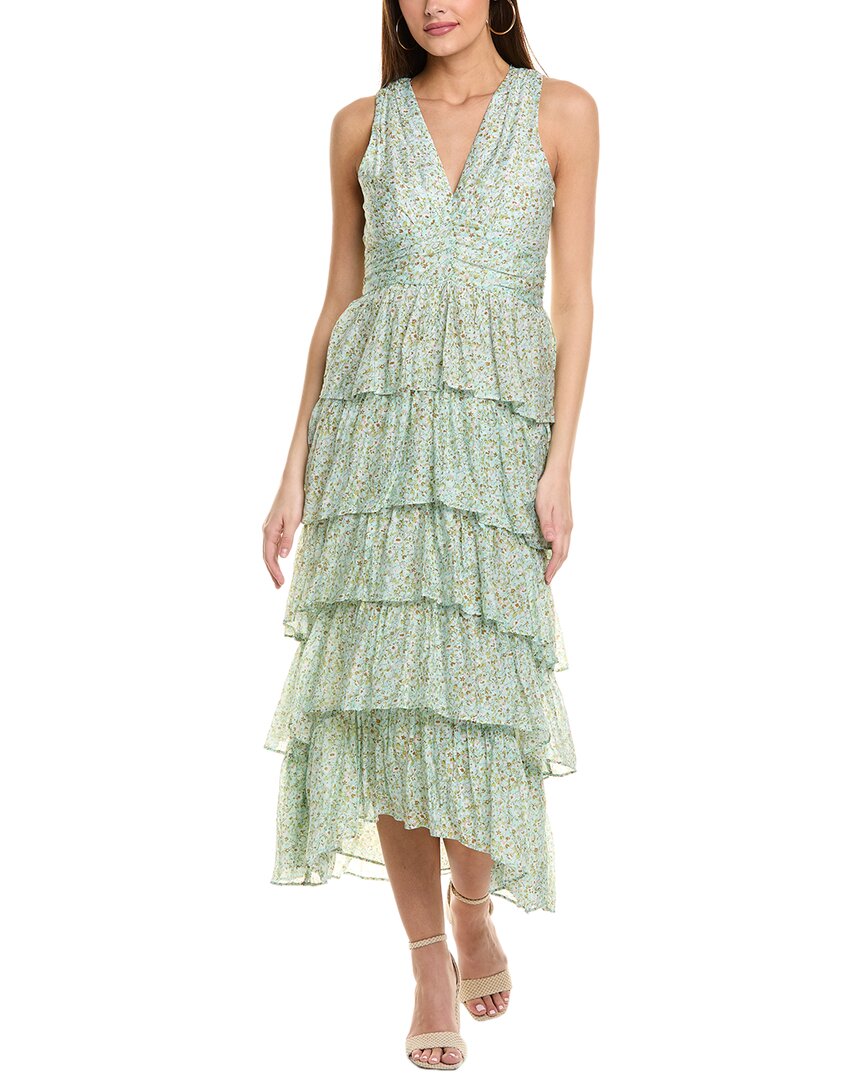 1.State Cascading Ruffle Maxi Dress