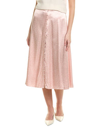 1.State Button Midi Skirt