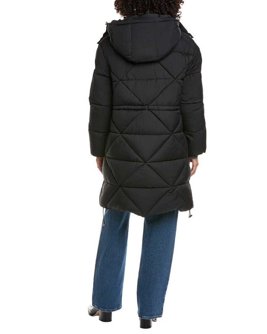 Sam Edelman Mixed Quilted Anorak