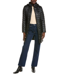 Via Spiga Box Quilt Walker Coat