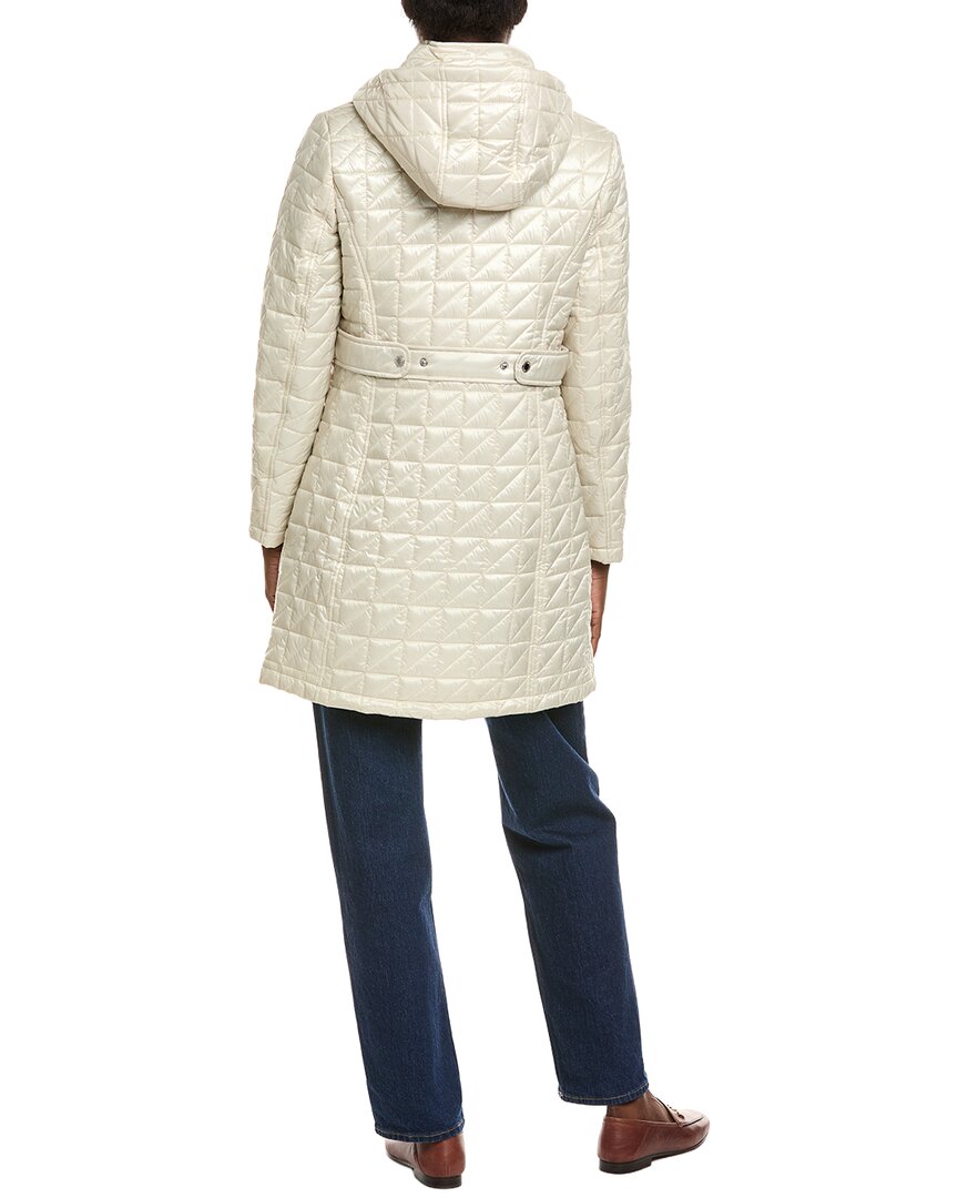 Via Spiga Box Quilt Walker Coat