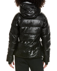 Skea Meg Vegan Leather Down Parka