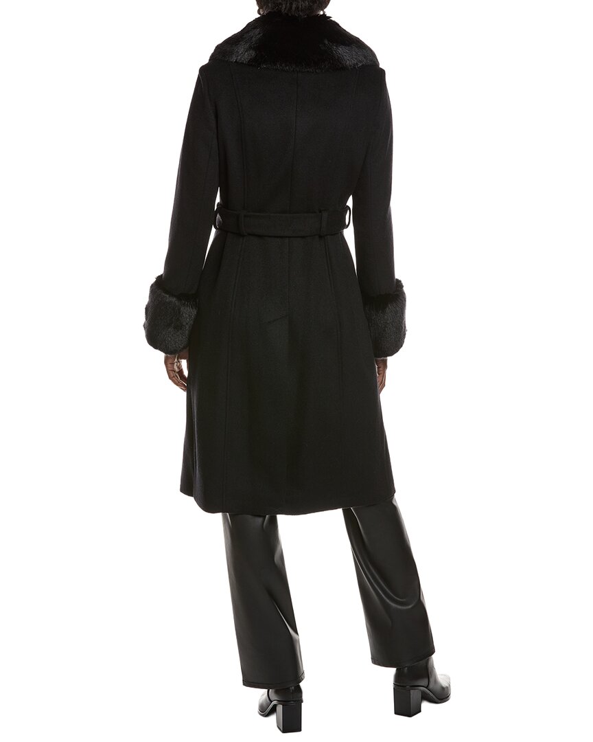 Via Spiga Via Spiga Belted Wool-Blend Coat
