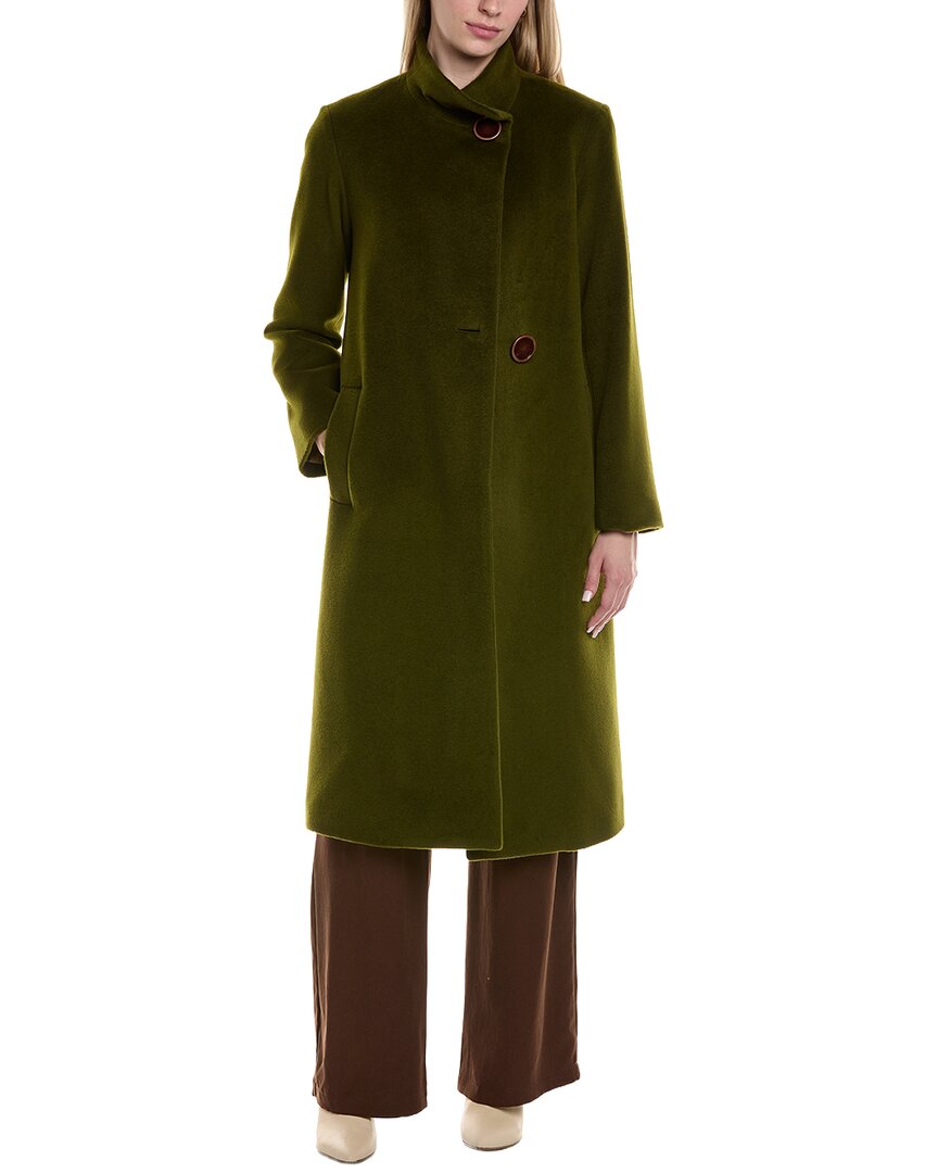 Fleurette Wool-Blend Coat
