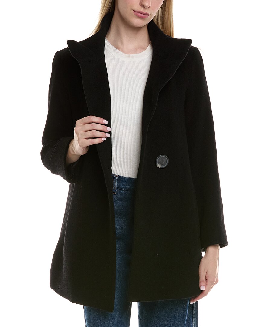 Fleurette Wool-Blend Coat