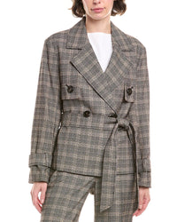 Anne Klein Belted Trench Jacket