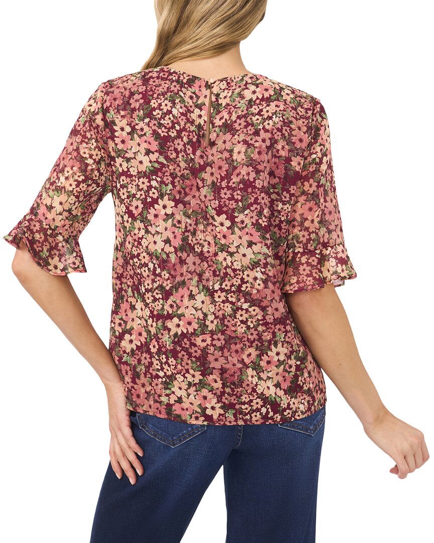 Cece Ruff Cuff Blouse