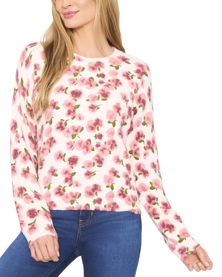 Cece Flower Printed Pullover