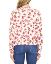 Cece Flower Printed Pullover