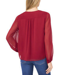 Cece Tie Neck Blouse