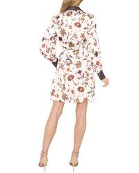 Cece Mix Print Shirt Dress