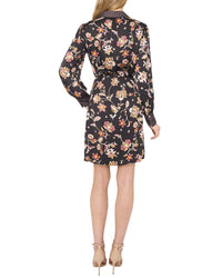 Cece Mix Print Shirt Dress