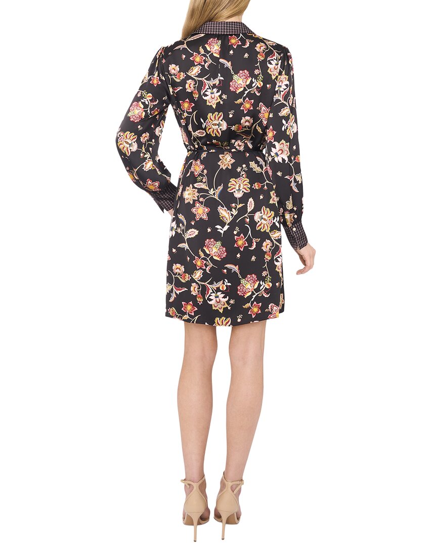 Cece Mix Print Shirt Dress