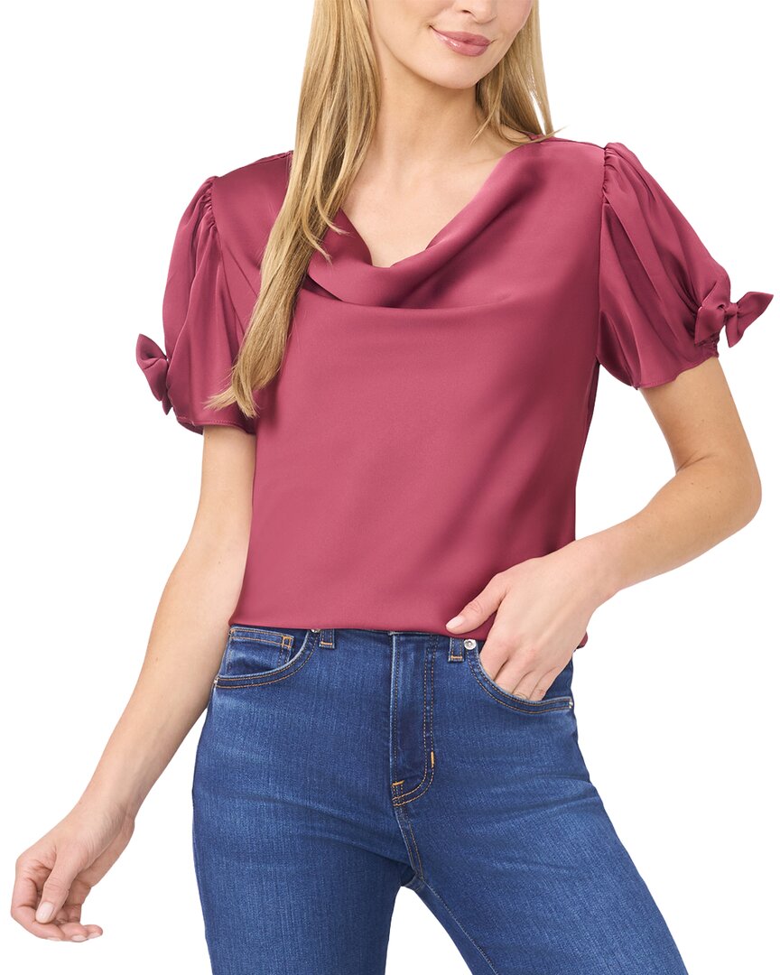 Cece Cowl Neck Bubble Top