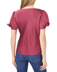 Cece Cowl Neck Bubble Top
