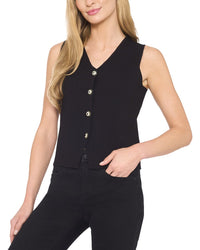 Cece Jewel Button Vest