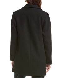 Fleurette Double Breasted Wool Coat