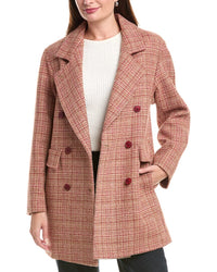 Fleurette Double Breasted Wool Coat