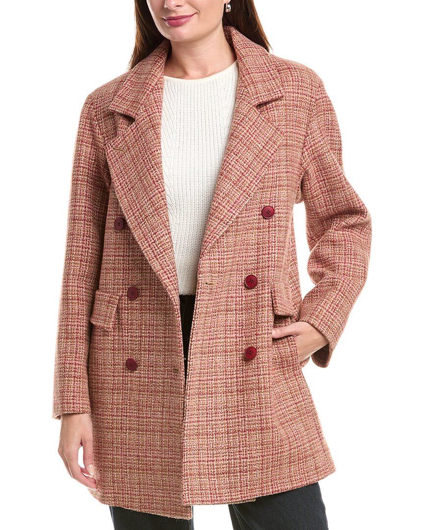 Fleurette Double Breasted Wool Coat