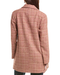 Fleurette Double Breasted Wool Coat