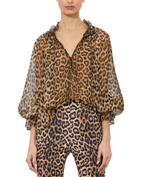 Alice + Olivia Norah Silk Blouse Multi