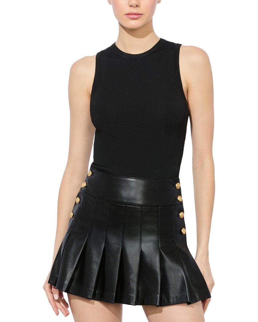 Alice + Olivia Tonita Tank Black