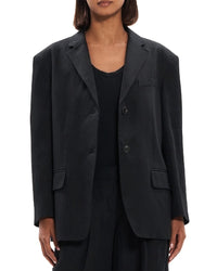 Theory Boxy Oversized Jacket Black