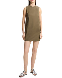 Theory Crew Dress Green