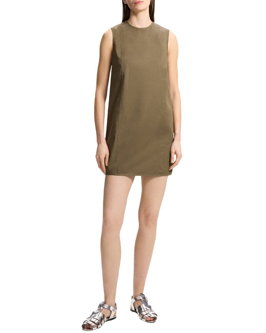Theory Crew Dress Green